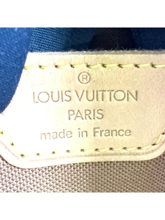 Louis Vuitton Montsouris GM Monogram Leather Brown Light Beige Backpack Gold main image 5